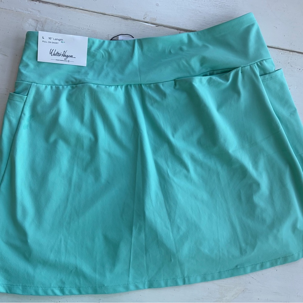 Teal Blue Athletic Skort